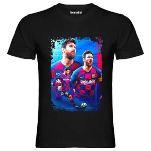 Polera Diseño Messi - Futbol - Estampado Dtf Cod 001 Senshi