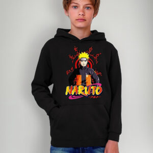 Polerón Canguro Capucha Naruto Estampado Dtf Cod 001