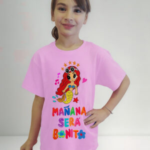 Polera Mañana Sera Bonito Karol G Sirena Estampado Dtf 001