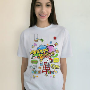Polera Diseño Snoopy Pintando Dtf Cod 001 Estampado Dtf 001