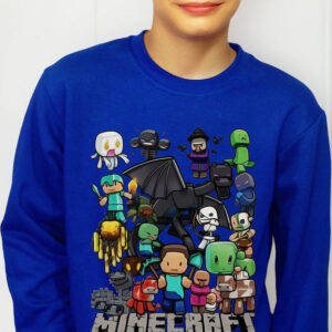 Poleron Polo Diseño Minecraft Cod 003 - Senshi