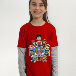 Polera Manga Larga Diseño Paw Patrol Cod 001 - Senshi