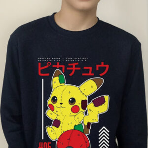 Poleron Polo Diseño Pikachu Pokemon Cod 003