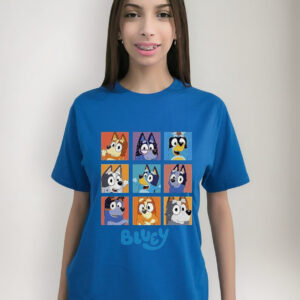 Polera Diseño Bluey Estampado Dtf Cod 004