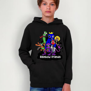 Polerón Canguro Capucha Rainbow Friend - Roblox Estampada Dtf Cod 001