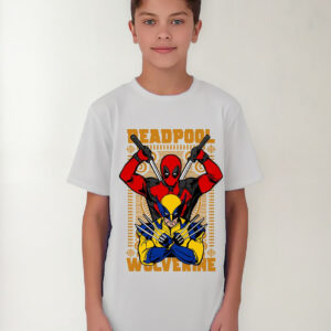 Polera Deadpool Y Wolverine Cod 001