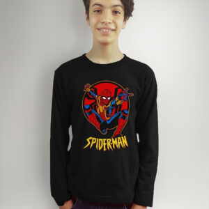 Polera Spiderman Hombre Super Héroes Manga Larga Cod 001