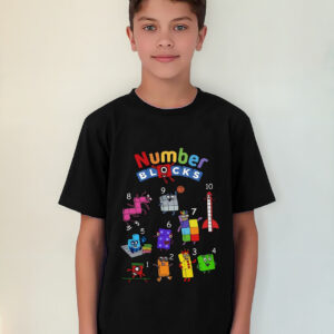 Polera Manga Corta Numberblocks Cod 002