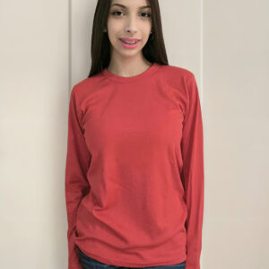 Polera Manga Larga Unicolor 100% Algodon Cod 002