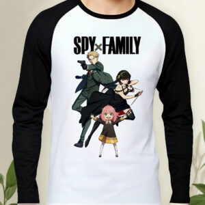 Polera Spy Family Manga Larga Estampada Dtf Cod 001