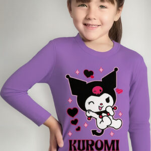 Polera Manga Larga Diseño Kuromi Cod 004 - Senshi