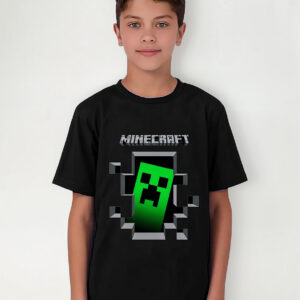 Polera De Minecraft Niños