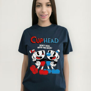 Polera De Cuphead Hermanos Taza Niños