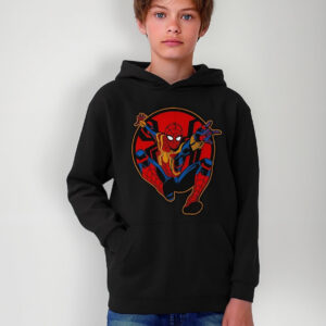 Polerón Canguro Capucha Spiderman Estampada Dtf Cod 002