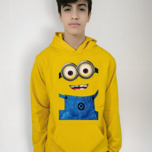 Poleron Canguro Capucha Minions Cod 003 - Senshi