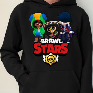 Poleron Canguro Diseño Brawl Star Niños Cod 002 - Senshi