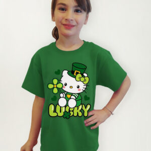 Polera Hello Kitty Good Luck Día De San Patricio 005