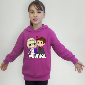 Poleron Canguro Con Capucha Diseño Lyna Vallejos, Lynitaa Roblox Youtuber Cod 003 ´- Senshi