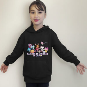 Polerón Canguro Capucha La Casa De Muñecas De Gabby Estampada Dtf Cod 001