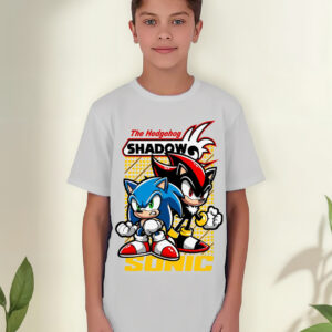 Polera Manga Corta Sonic Y Shadow The Hedgehog Cod 001