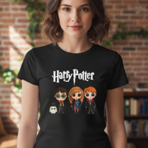 Polera Harry Potter Corte De Dama Estampada Dtf - Senshi