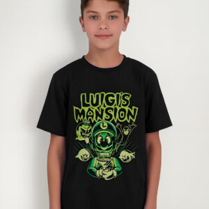 Polera Gamer Luigi Mansion Estampado Dtf Senshi