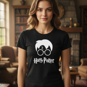 Polera De Dama Harry Potter Estampada Dtf - Algodón Cod 002