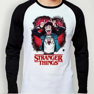 Polera Estampada Stranger Thins Hellfire M/larga Clud Cod 03