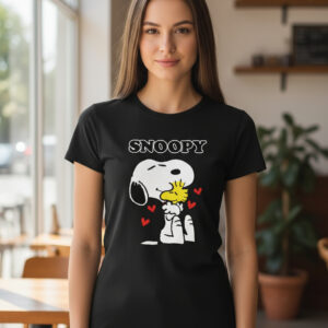 Polera Estampada Snoopy Para Dama Dtf Senshi Cod 002